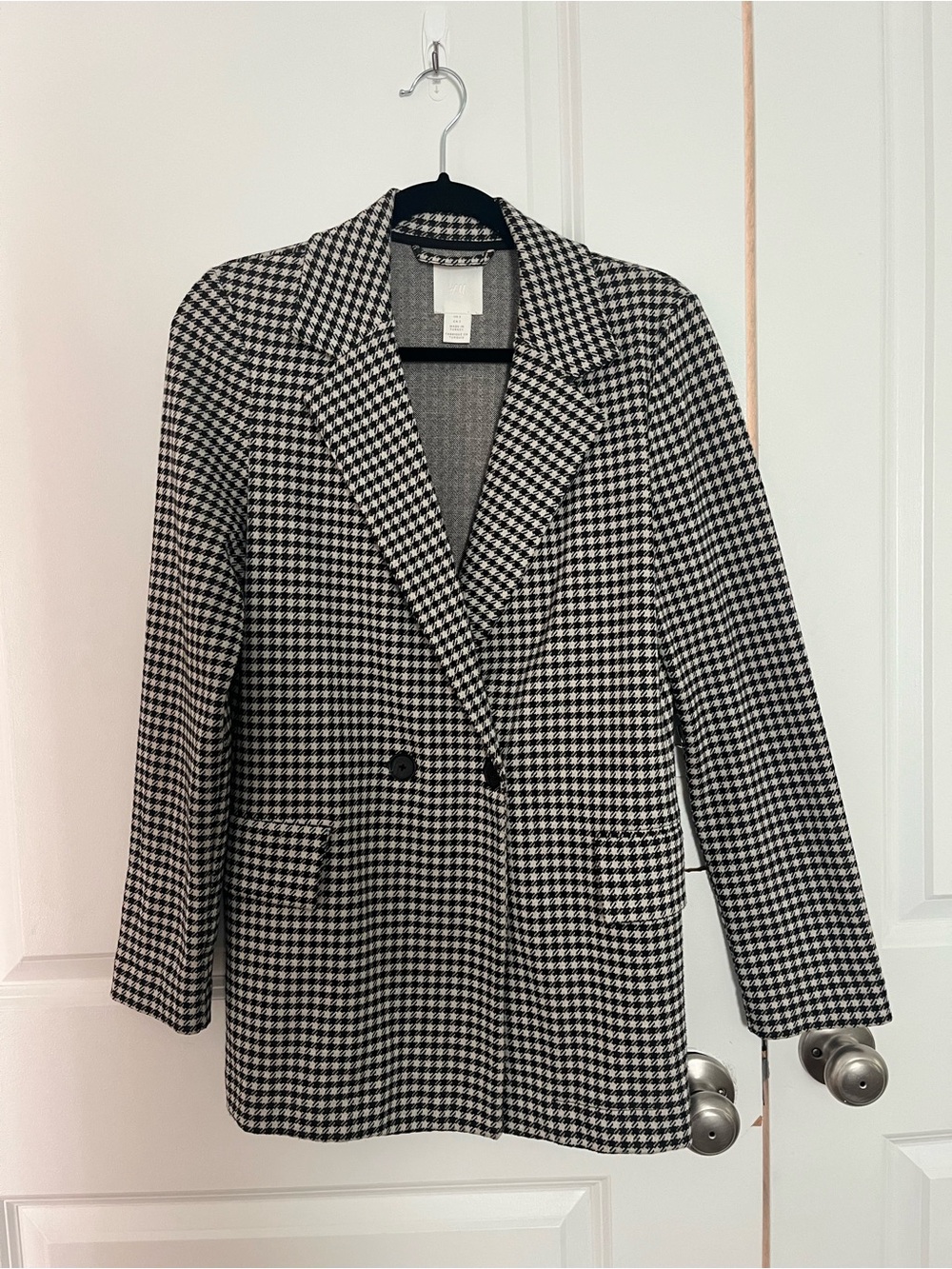 H&M Black and Cream Blazer
